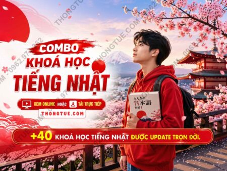 combo 40 khoá học tiếng nhật 2026