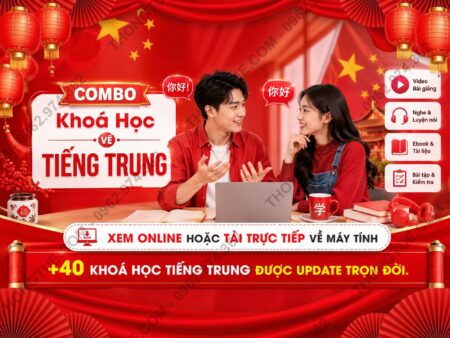 combo 40 khoá học tiếng trung 2026