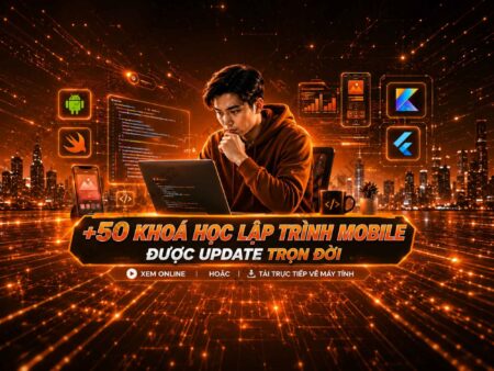 combo 50 khoá học lập trình mobile