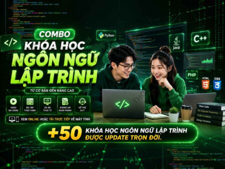 combo 50 khoá học ngôn ngữ lập trình