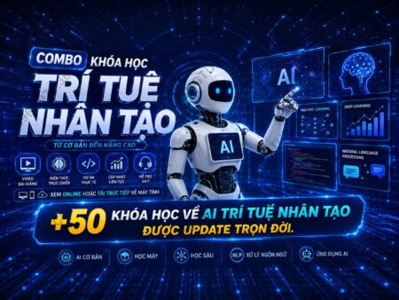 combo 50 khoá học trí tuệ nhân tạo ai